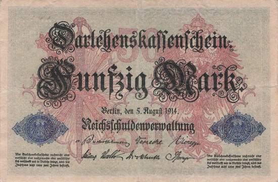 50 Mark 1914 ro.50b U